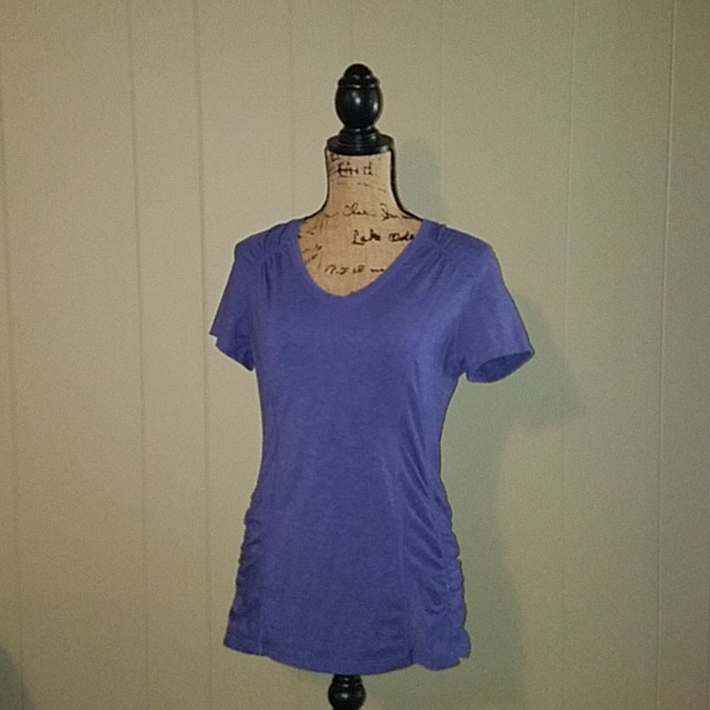 Tangerine - Athletic Purplish Blue Top